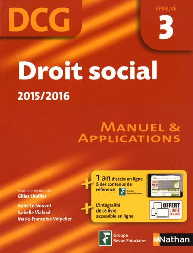 Droit Social Dcg 3 - Manuel & Applications