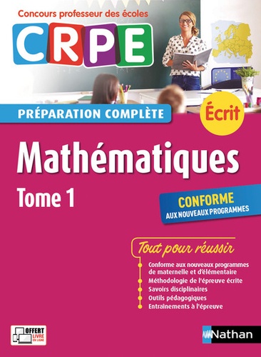 Mathématiques Écrit - Tome 1