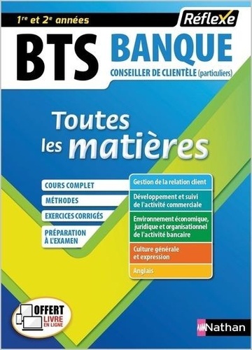 Bts Banque Conseiller De Clientèle (Particuliers) - Toutes Les Matières