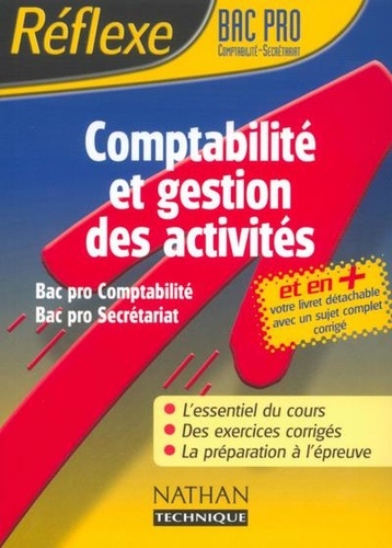 Comptabilite Et Gestion Des Activites Bac Pro