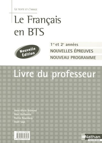 Le Français En Bts - Livre Du Professeur