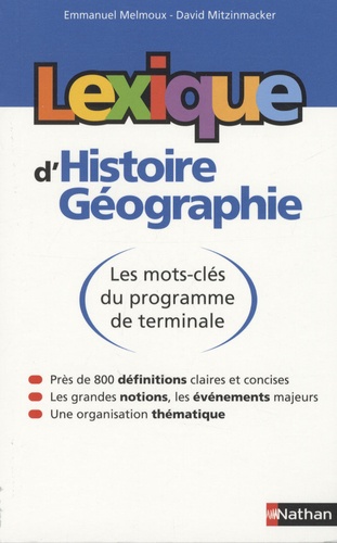 Lexique D'histoire Géographie