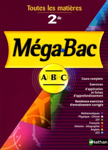 Mégabac 2e - Toutes Les Matières