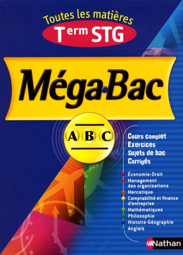 Mégabac Tle Stg - Toutes Les Matières