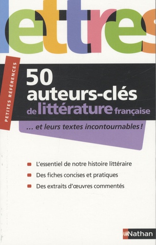 50 Auteurs-Clés De La Littérature Française