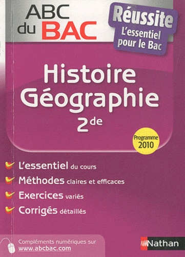 Histoire-Géographie 2e - Programme 2010