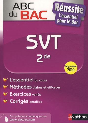Sciences De La Vie Et De La Terre 2e - Programme 2010