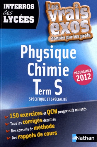 Physique-Chimie Tle S Spécifique Et Spécialité - Programme 2012