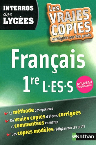Français 1e L-Es-S - Nouveau Programme 2012