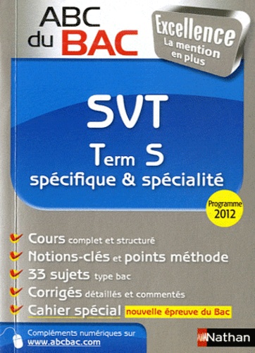 Svt Tle S Spécifique & Spécialité - Programme 2012