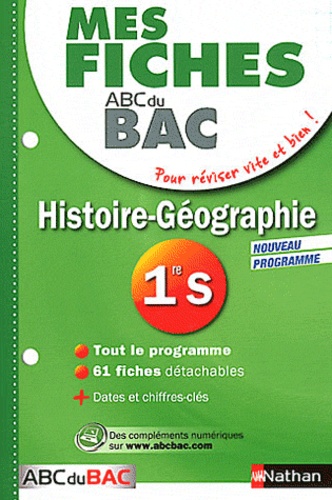 Histoire-Géographie 1re S - Programme 2012