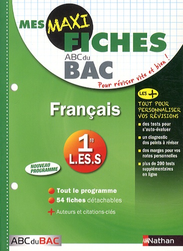Français 1e L, Es, S