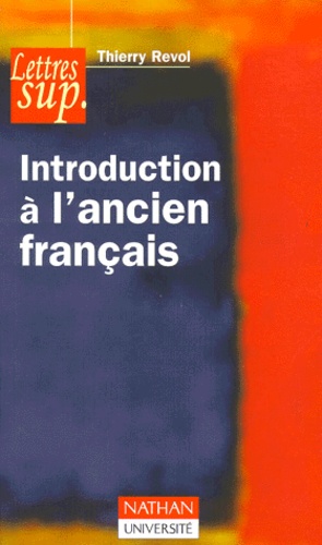 Introduction À L'ancien Français
