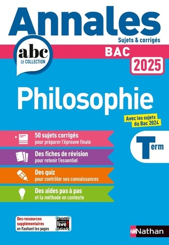 Philosophie Tle - Sujets & Corrigés - Annales Abc Du Bac 2025