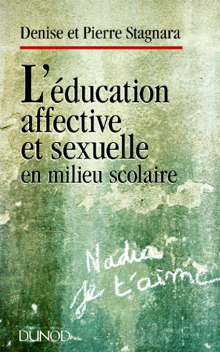 L'éducation Affective Et Sexuelle En Milieu Scolaire