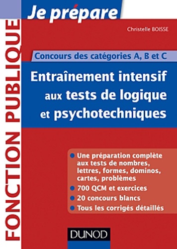Entraînement Intensif Aux Tests De Logique Et Psychotechniques