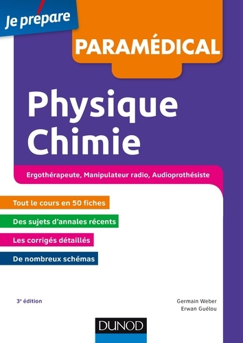 Physique-Chimie Paramédical - Ergothérapeute, Manipulateur Radio, Audioprothésiste