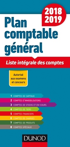 Plan Comptable Général - Liste Intégrale Des Comptes - Les Petits Experts 2018-2019