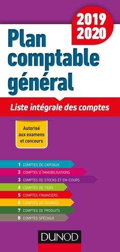 Plan Comptable Général - Liste Intégrale Des Comptes - Les Petits Experts 2019-2020