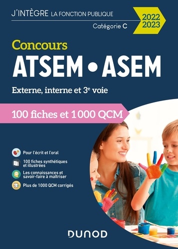Concours Atsem/Asem - 100 Fiches Et 1000 Qcm