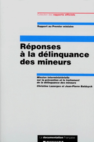 Réponses À La Délinquance Des Mineurs