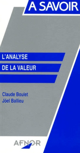 L'analyse De La Valeur