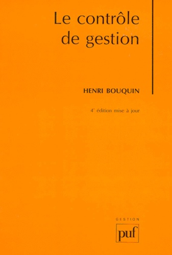 Le Controle De Gestion - Contrôle De Gestion, Contrôle D'entreprise, 4ème Édition