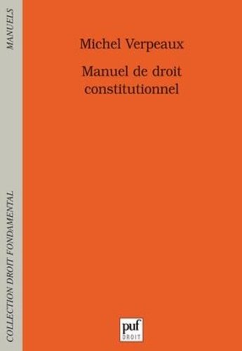 Manuel De Droit Constitutionnel