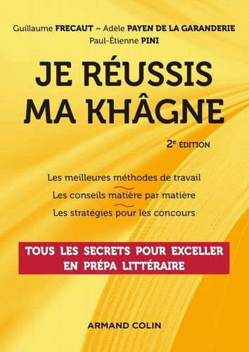 Je Réussis Ma Khâgne - Tous Les Secrets Pour Exceller En Prépa Littéraire