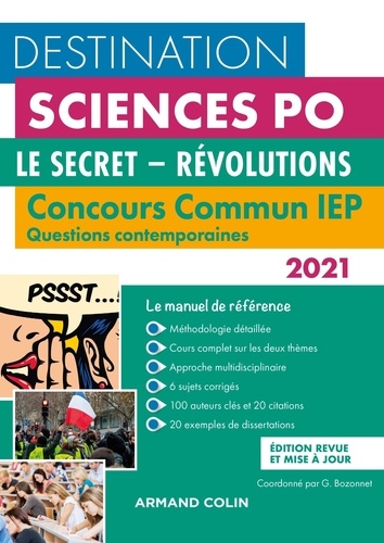 Le Secret-Révolutions - Concours Commun Iep Questions Contemporaines
