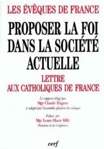 Proposer La Foi Dans La Société Actuelle
