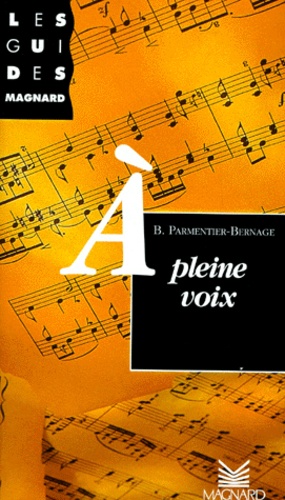 À Pleine Voix