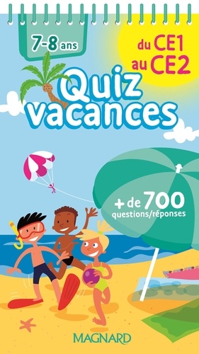 Quizz Vacances Du Ce1 Au Ce2