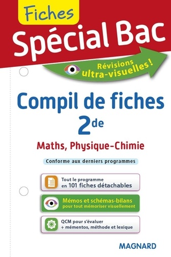Maths, Physique-Chimie 2de Compil De Fiches - Edition 2018