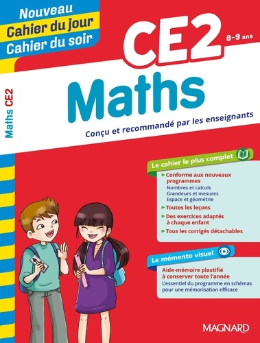 Cahier Du Jour/Cahier Du Soir Maths Ce2 + Mémento - Edition 2019