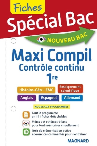 Maxi Compil Contrôle Continu 1re - Edition 2019