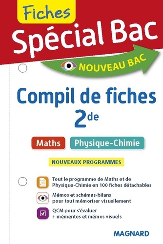 Maths, Physique-Chimie 2de - Compil De Fiches - Edition 2019