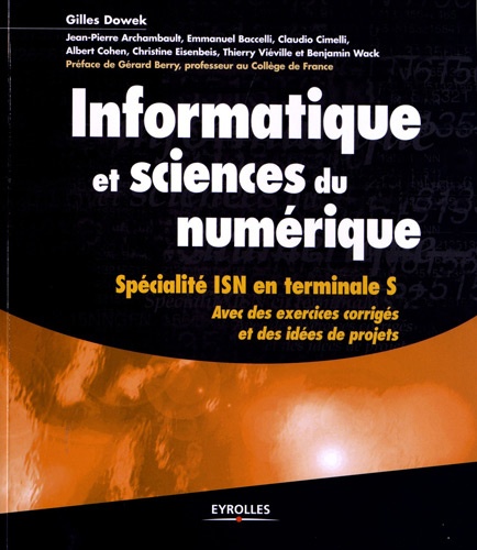 Informatique Et Sciences Du Numérique - Spécialité Isn En Terminale S