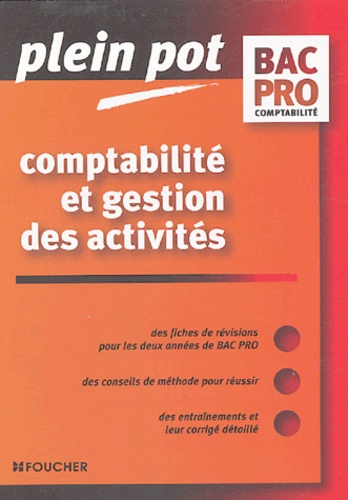 Comptabilité Et Gestion Des Activités Bac Pro Comptabilité