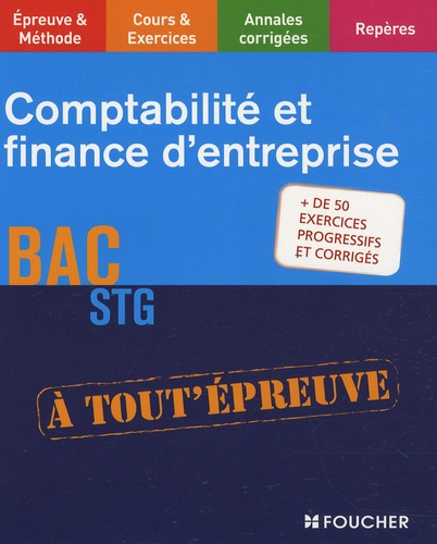 Comptabilité Et Finance D'entreprise, Bac Stg