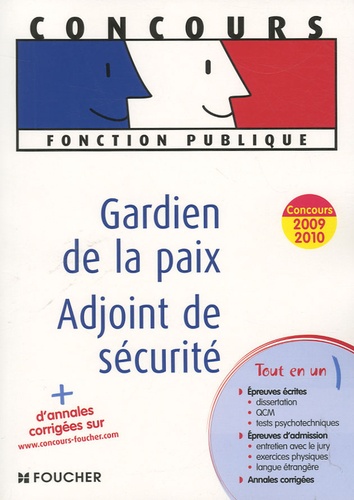 Gardien De La Paix, Adjoint De Sécurité