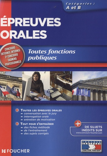 Epreuves Orales - Toutes Fonctions Publiques Catégories A Et B