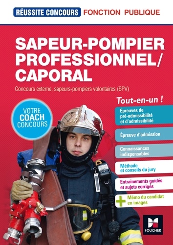 Sapeur-Pompier Professionnel/Caporal - Concours Externe, Sapeurs-Pompiers Volontaires (Spv)
