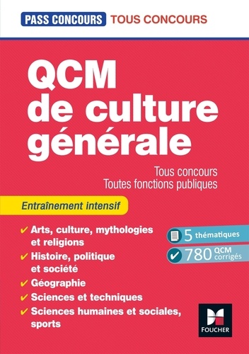 Qcm De Culture Générale - Tous Concours, Toutes Fonctions Publiques