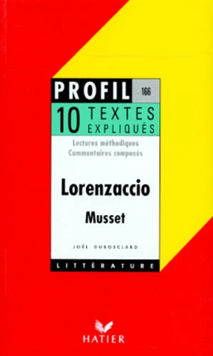 Lorenzaccio (1834), Musset - 10 Textes Expliqués