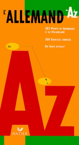 L'allemand De A À Z