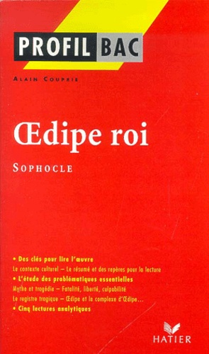 Oedipe Roi (Entre 430 Et 420 Av - J.-C.) Sophocle