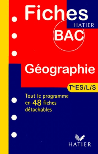Géographie Tle Es/L/S