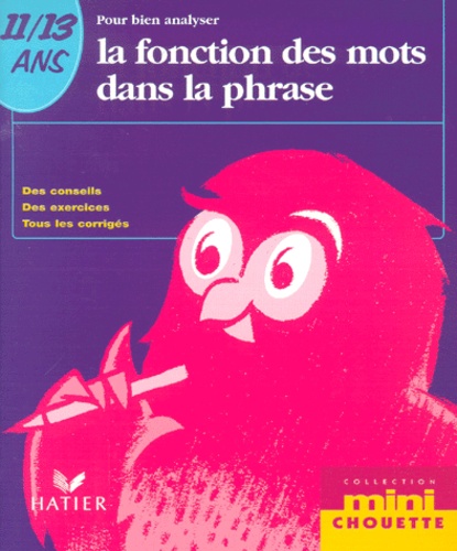 Pour Bien Analyser Fonction Des Mots Dans La Phrase