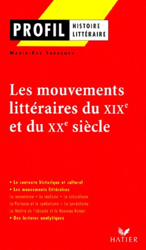 Les Mouvements Litteraires Du Xixeme Et Du Xxeme Siecle